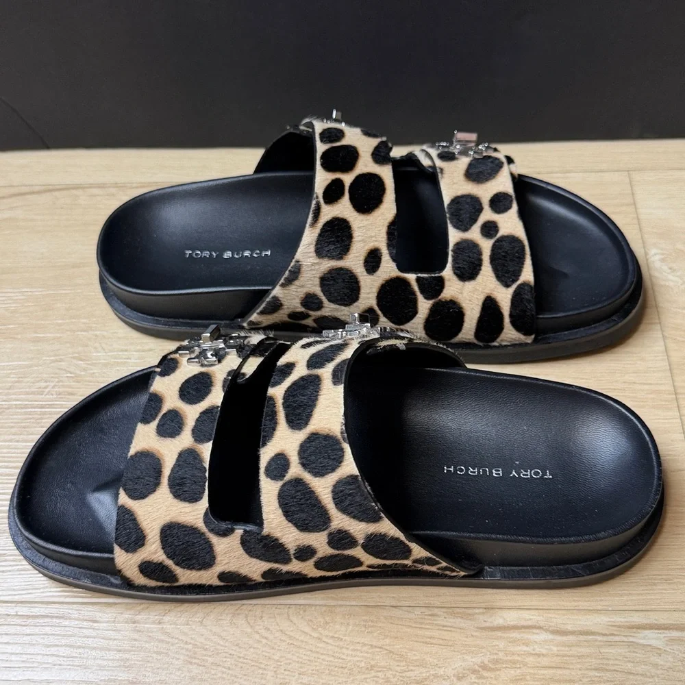 Tory Burch Turnlock Sport Slides, SIZE 7 US